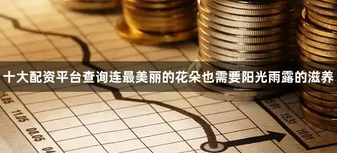 十大配资平台查询连最美丽的花朵也需要阳光雨露的滋养