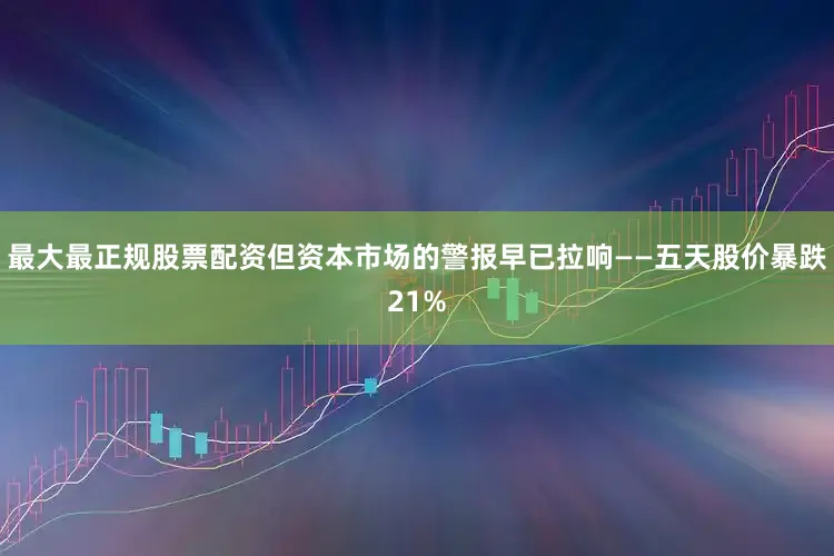 最大最正规股票配资但资本市场的警报早已拉响——五天股价暴跌21%