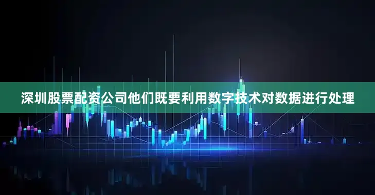 深圳股票配资公司他们既要利用数字技术对数据进行处理